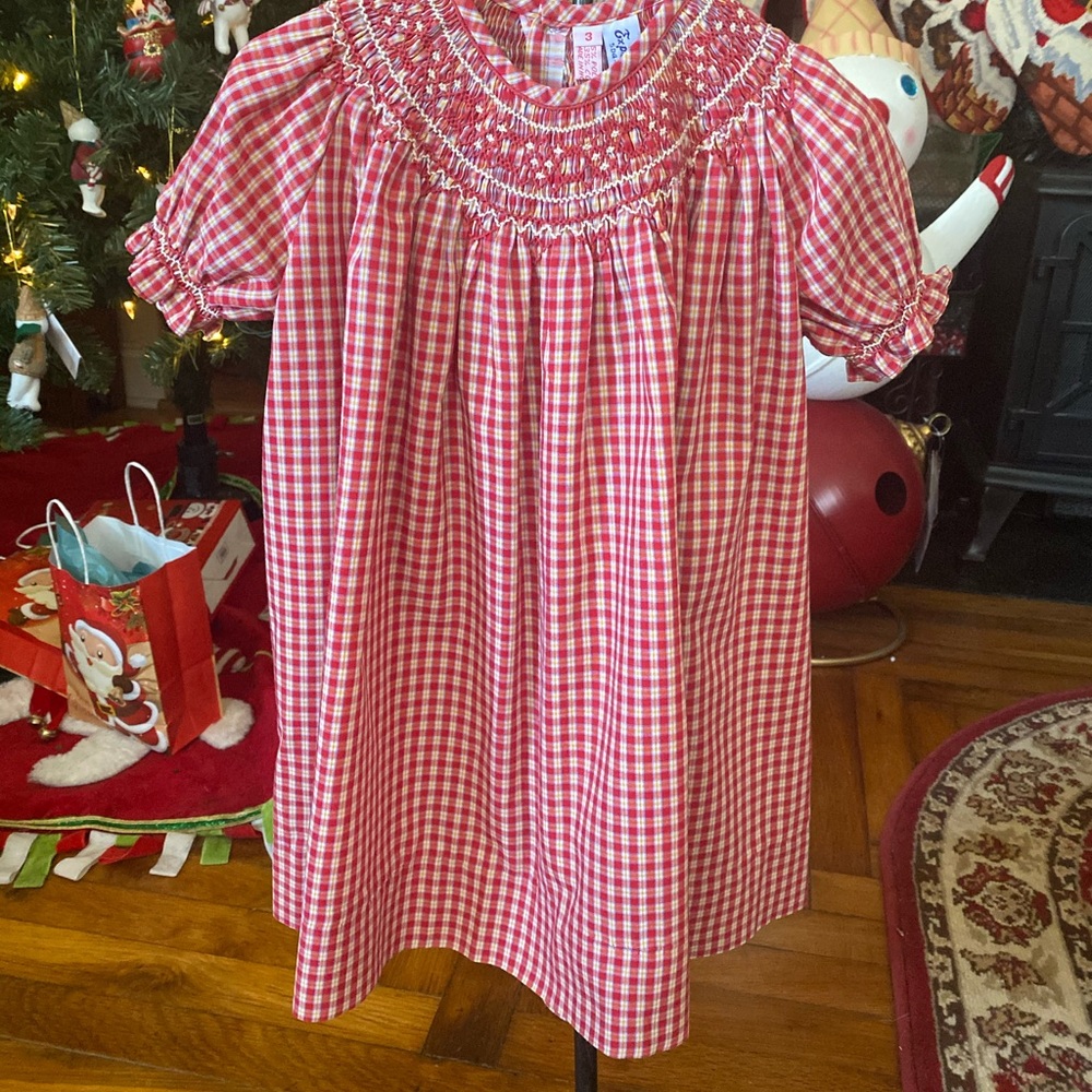 Orient Expressed Inc Smocked Toddler Girls Dress size 3 - Picture 2 of 16